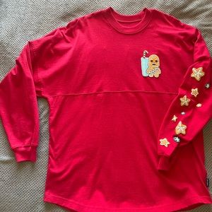 Disney parks Star Wars Christmas theme sweater shirt